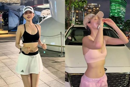 Đi tập thể dục, Ngọc Trinh 'đốt mắt' người xem bởi body cuốn hút
