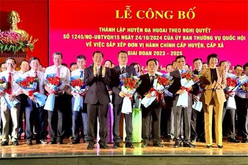 Sau sáp nhập, thị trấn Đạ Tẻh thành Trung tâm hành chính 3 huyện của tỉnh Lâm Đồng