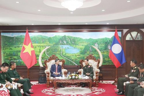 Bộ Quốc phòng Lào tiếp tục nỗ lực vun đắp cho mối quan hệ đặc biệt Việt Nam-Lào