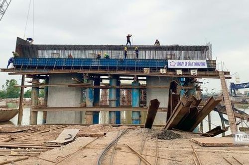 Bao giờ hợp long cầu vượt sông Hóa nối Hải Phòng - Thái Bình?