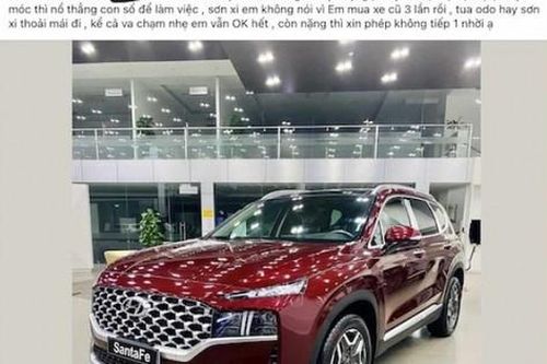 Giới yêu xe 'săn' Hyundai Santa Fe máy dầu cũ