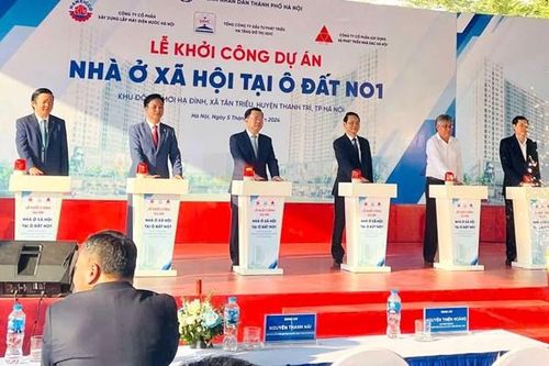 Khởi công xây dựng 440 căn nhà ở xã hội tại Khu đô thị Hạ Đình (Hà Nội)