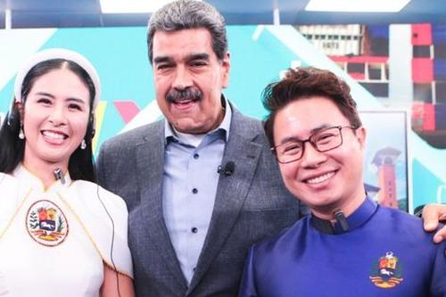 Ngọc Hân, Lê Anh tham gia show truyền hình của Tổng thống Venezuela