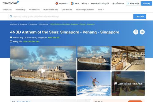 Trải nghiệm du thuyền Royal Caribbean Cruise với giá cực tốt trên Traveloka