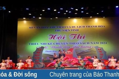 Sôi nổi hội thi thiếu nhi kể chuyện theo sách