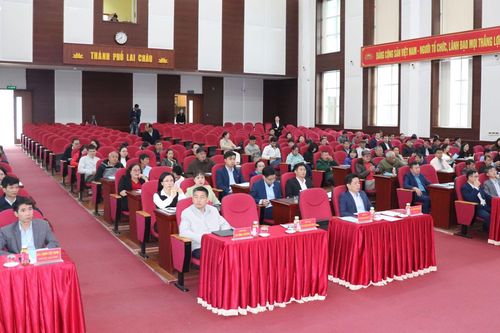 Hội nghị gặp gỡ doanh nghiệp, cơ sở sản xuất kinh doanh trên địa bàn thành phố lai Châu năm 2024