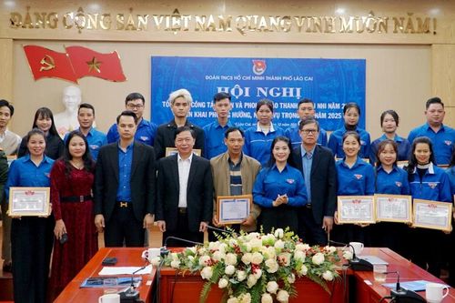 Năm 2024, Thành đoàn Lào Cai hoàn thành 65 công trình, phần việc thanh niên