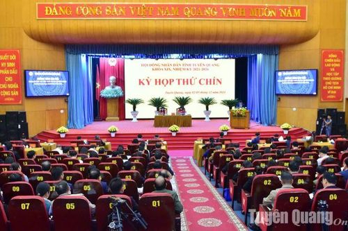 Kỳ họp thứ 9, HĐND tỉnh khóa XIX: Xem xét thông qua các nghị quyết