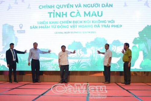 'Nói không với sử dụng động vật hoang dã trái phép'