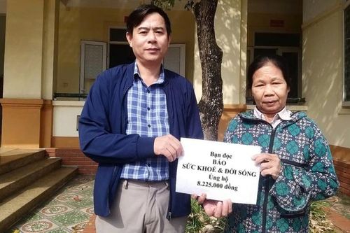 Tình cảm của bạn đọc Báo Sức khỏe và Đời sống đến với 2 trường hợp ở Nghệ An