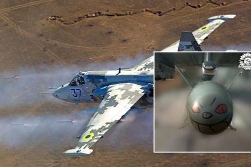 Ukraine cải tiến Su-25 với bom dẫn đường AASM của Pháp
