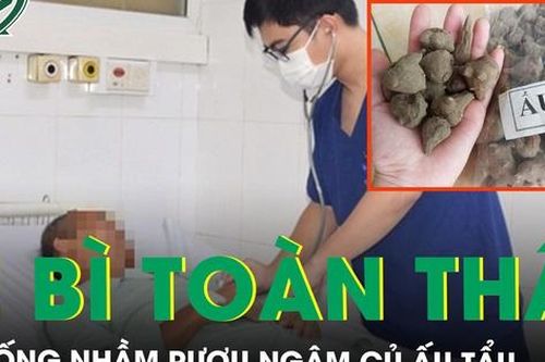 Uống rượu ngâm củ ấu tẩu, người đàn ông tê bì toàn thân