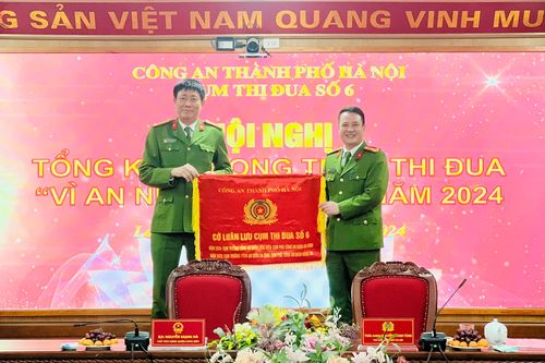 Cụm thi đua số 6 - CATP Hà Nội: Đoàn kết, phát huy thành tích đạt được trong năm công tác 2025