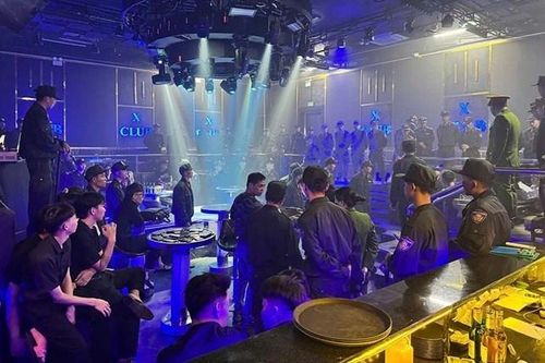 Đột kích quán bar X-Club phát hiện 6 đối tượng dương tính với ma túy
