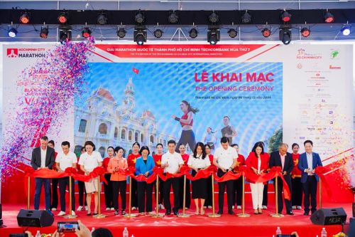 Giải Marathon Quốc tế TP.HCM Techcombank hút số vận động viên kỷ lục