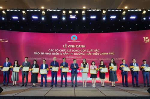 Agribank được vinh danh'Top 10 nhà tạo lập thị trường trái phiếu Chính phủ Việt Nam'