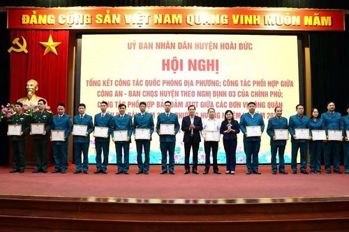 Huyện Hoài Đức tổng kết công tác quốc phòng địa phương năm 2024