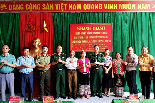 Bộ đội Công binh tích cực làm công tác dân vận