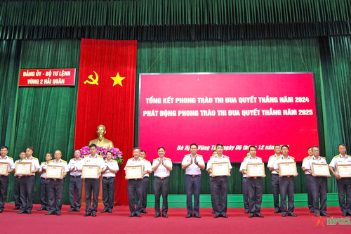 Vùng 2 Hải quân hoàn thành toàn diện các mặt công tác