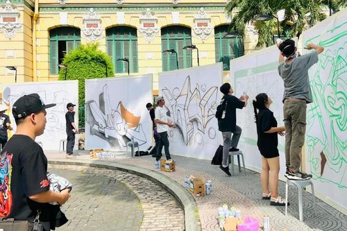 Giới trẻ TPHCM trải nghiệm nghệ thuật đường phố với 'Saigon Urban Street Fest'