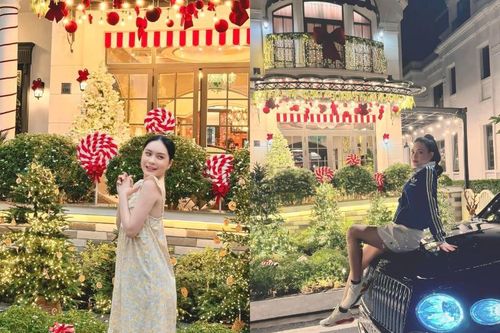 Cận cảnh biệt thự ngập không khí noel của 'nữ đại gia quận 7'