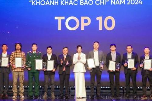 Lễ trao giải ảnh 'Khoảnh khắc Báo chí' năm 2024: Vinh danh sự dấn thân, cống hiến của các nhà báo, phóng viên