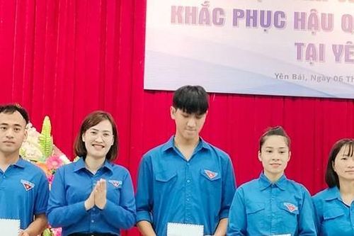 Trung ương Đoàn hỗ trợ đoàn viên thanh niên Yên Bái bị ảnh hưởng bởi bão số 3