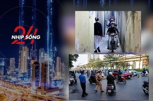 NHỊP SỐNG 24h: Dỡ barie ngõ nhỏ, người đi xe máy 'cắt' ngang dòng phương tiện để lên cầu vượt