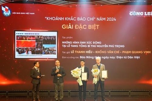 Giải ảnh Khoảnh khắc Báo chí năm 2024