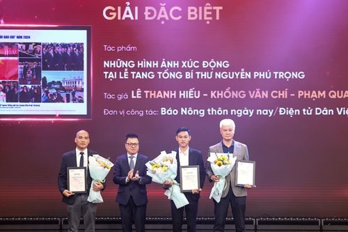 Ảnh tang lễ Tổng Bí thư Nguyễn Phú Trọng giành giải Đặc biệt