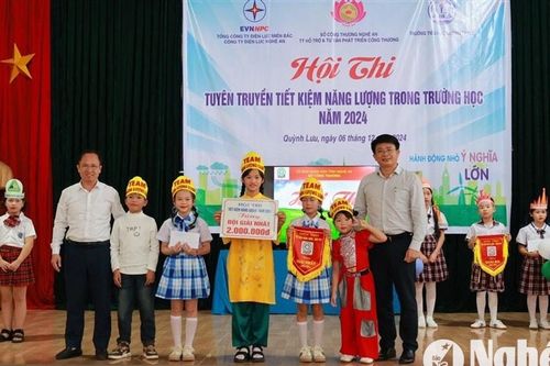Nghệ An phổ biến kiến thức sử dụng tiết kiệm năng lượng trong trường học