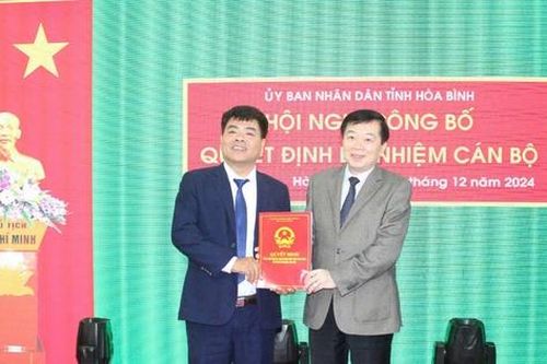 Đài Phát thanh và Truyền hình tỉnh Hòa Bình có tân Giám đốc