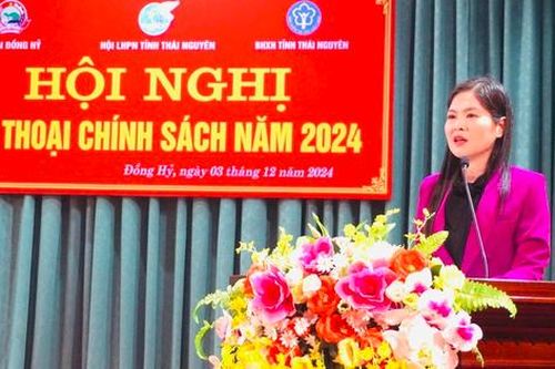 Hội LHPN Thái Nguyên tổ chức hội nghị đối thoại với hội viên, phụ nữ