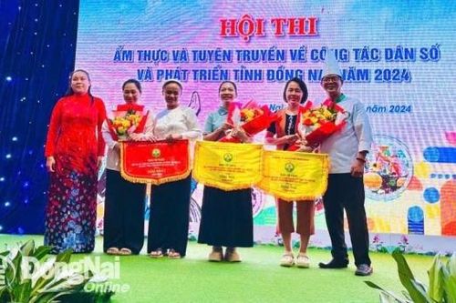 Huyện Nhơn Trạch đoạt giải nhất Hội thi ẩm thực tuyên truyền công tác dân số
