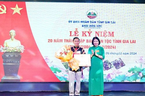 Bộ trưởng, Chủ nhiệm Ủy ban Dân tộc tặng bằng khen cho 1 tập thể và 12 cá nhân