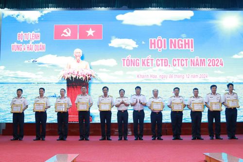 Vùng 4 Hải quân: Tổng kết công tác đảng, công tác chính trị và công tác hậu cần, kỹ thuật