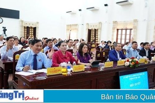 Kỳ họp thứ 28 HĐND tỉnh Quảng Trị khóa VIII: Thông qua 37 nghị quyết