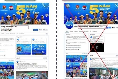 Cảnh báo Fanpage, website giả chương trình 'Mang Tết về nhà'