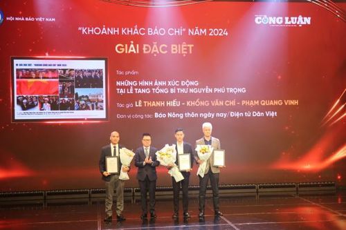 Trao giải ảnh 'Khoảnh khắc báo chí' năm 2024
