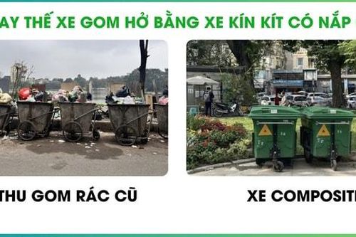 Hà Nội thay thế xe thu gom rác để không gây ô nhiễm môi trường