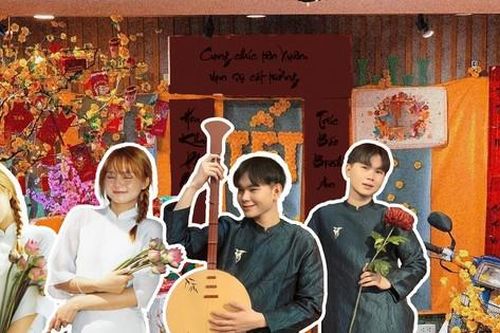 TP.HCM: Gen Z 'xúng xính' áo dài chụp ảnh Tết sớm, tranh thủ thời tiết mát mẻ