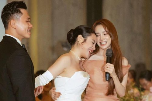 Nhã Phương, Lưu Hương Giang dự tiệc cưới Thái Trinh