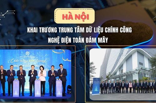 Hà Nội khai trương Trung tâm Dữ liệu chính công nghệ điện toán đám mây