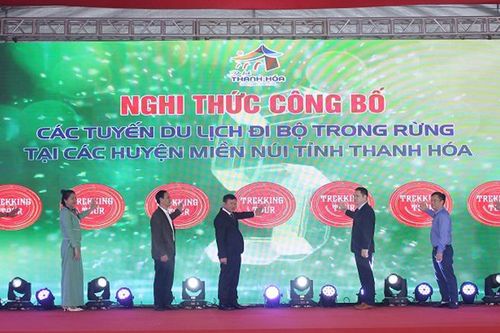 Công bố, khai trương 12 tuyến du lịch đi bộ trong rừng ở thượng du Thanh Hóa