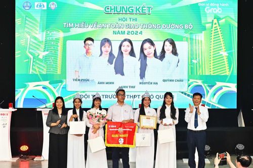 Trường THPT Ngô Quyền vô địch Hội thi 'Tìm hiểu về an toàn giao thông đường bộ' năm 2024
