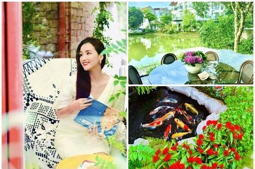 Khu vườn thơ mộng trong biệt thự 60 tỷ của Lã Thanh Huyền