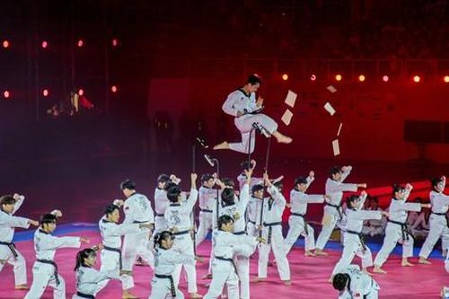 Ấn tượng lễ khai mạc giải Taekwondo Cảnh sát châu Á