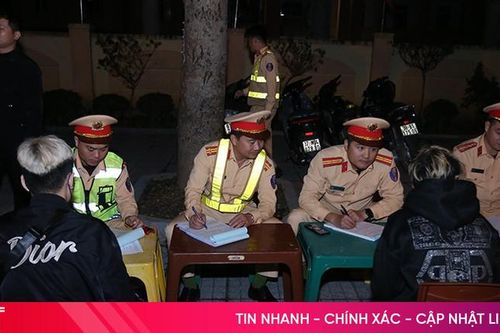 Quyết liệt xử lý thanh thiếu niên vi phạm giao thông về đêm ở TP Hà Tĩnh