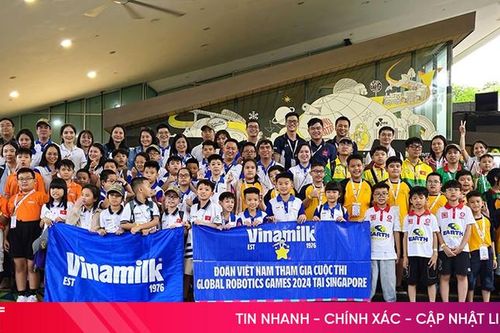 Vinamilk đồng hành các đội Robotacon Việt Nam tại đấu trường quốc tế