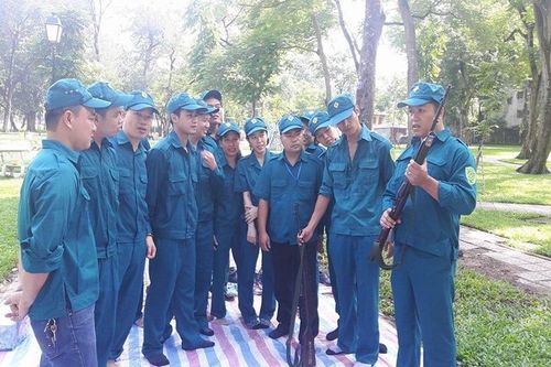Xây dựng lực lượng tự vệ, dự bị động viên TTXVN vững mạnh toàn diện